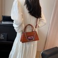 thumbnail image 3 of Bolso bandolera para mujer Patrón de piedra útil Bolso con asa superior Bolso de mano femenino simple FLhrweasw Nuevo, 3 of 9