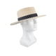 thumbnail image 3 of Sombrero Fedora Dockers Straw para hombre, color marrón y azul marino, talla S/M, 3 of 3