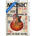 thumbnail image 2 of Music Inspires Me Wall Poster, 14.725" x 22.375", 2 of 5