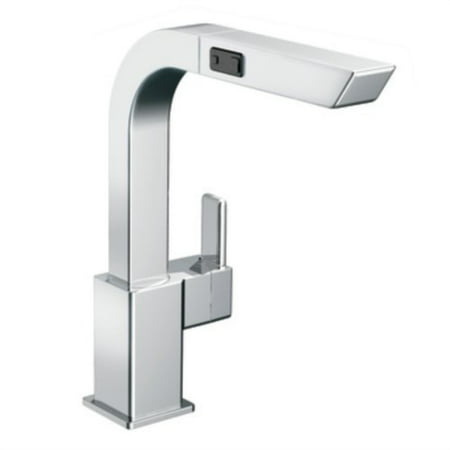 moen 7597c 90-degree one-handle pullout kitchen faucet, chrome (not ca/vt