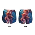 thumbnail image 3 of KLL Colorful Jellyfish Abstract Pattern Shorts Women,Athletic Shorts High Waisted Running Shorts Pocket Sporty Short Gym Elastic Workout Shorts-Small, 3 of 7