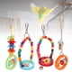 thumbnail image 5 of Parrot Swing Toy, Relieve Anxiety Parrot Hanging Toys Fine Crafted 4pcs Multipurpose Interactive For Budgie For Parrot For Bird ANGGREK Descripción de la referencia, 5 of 5