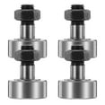 thumbnail image 2 of Shisuyan 4 Pcs Roulement à Aiguilles de Rouleau de Type Boulon Roulement Suiveur de Came Roulement Suiveur de Came en Acier Rouleau Rigide Boulonné Roulement de Came de Haute Précision, 2 of 9