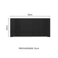 thumbnail image 2 of Alacena Gabinete Superior Cocina Madesa Lux 70cm Marrón/Negro, 2 of 5
