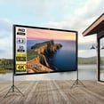 thumbnail image 5 of Wanyng 60inch Projector Screen 4:3 Foldable Anti-Crease Portable Projector Movies Screens Support Double Sided Projection Indoor Outdoor for Home Backyard Theater, 5 of 26