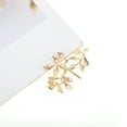 thumbnail image 6 of Unique Bargains 1 Pc Ponytail Buckle Hair Clip Leaf Hair Ponytail Cuff for Women Gold Tone, 6 of 6