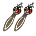 thumbnail image 2 of Squirrel Copper Crown-Shaped Bookmarks, Set of 2 Stainless Steel Book Marks for Readers - Book Accessories, Reading Accessories, 2 of 5
