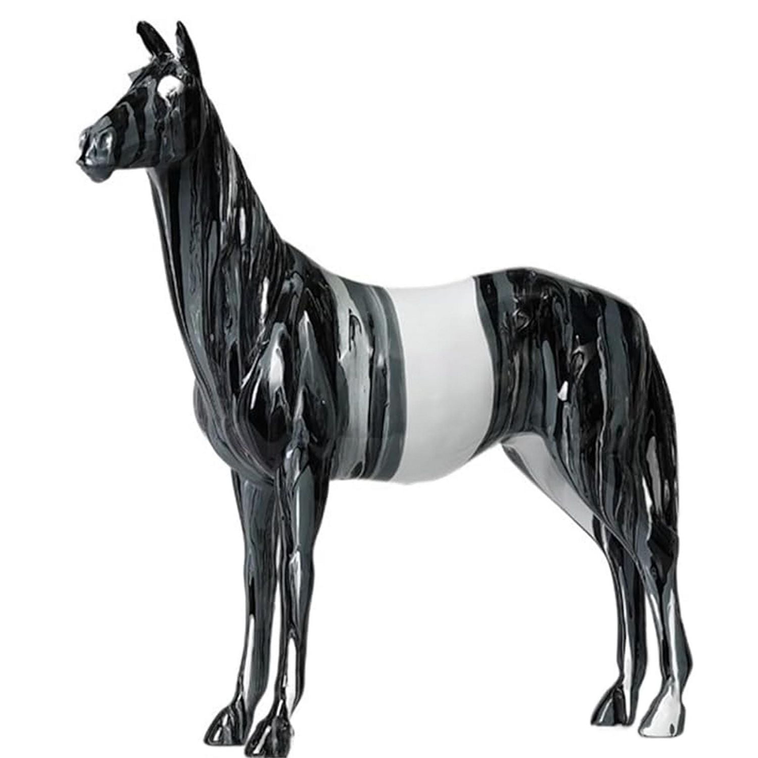 Abstract Horse art Colts B sculpture Resin Home Decor Statue Canadian Furniture