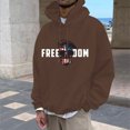 thumbnail image 1 of MHFRRA Sudadera con Capucha, Suave y Cómoda, Ideal para Uso Informal y Actividades Al Aire Libre, con Bolsillo Frontal Tipo Cangurera Café, 1 of 3