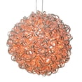 thumbnail image 1 of String Light Vickerman - Bola LED de aluminio naranja (14 pulgadas, 120 L), 1 of 4