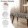 thumbnail image 7 of Psesaysky Zebra Animal Print Stretch Dining Bench Cover, Removable Bench Slipcover Washable Long Seat Cover Protector for Dining Room, Living Room, Bedroom, Kitchen, 7 of 7