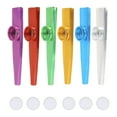 thumbnail image 1 of Colorful Metal Kazoo Flute Set, Beginner Musical Instrument for Adults And Learning, Humming Toy with Vibrant Tones for Fun And Creative Play, 1 of 7
