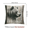 thumbnail image 4 of nygtbtfer , Throw Pillow Cabin Pine Trees Decor White, 4 of 7