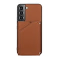 thumbnail image 2 of Allytech Galaxy S22 Plus Case with Wallet, PU Lether Magnetic Clasp Cards Slots Kickstand Shockproof Protective Back Flip Case Wallet Cover for Samsung Galaxy S22+ 6.6" 5G - Brown, 2 of 8