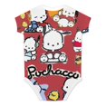 thumbnail image 2 of Pochacco Baby Bodysuit Boy Girl Clothes Soft Newborn Infant Outfit Short Sleeve Romper, 2 of 8