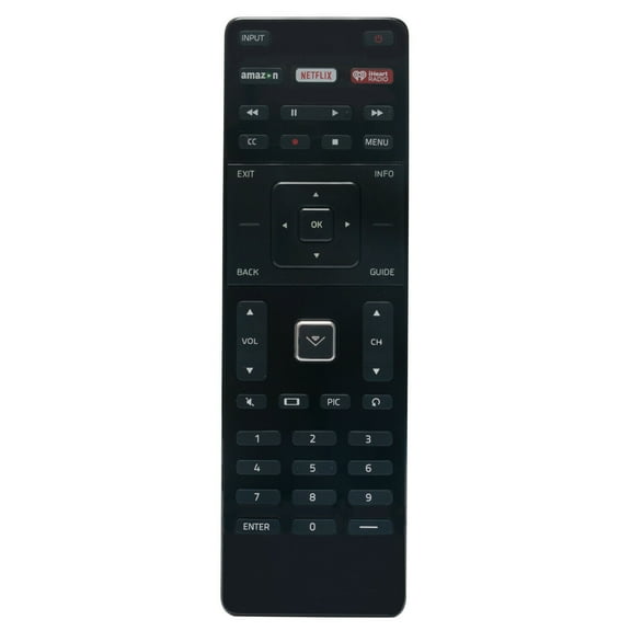 XRT122 TV Remote Control Fit for Vizio TV E231-B1 E550i-B2 E55-C1 D28H-D1 D32D1