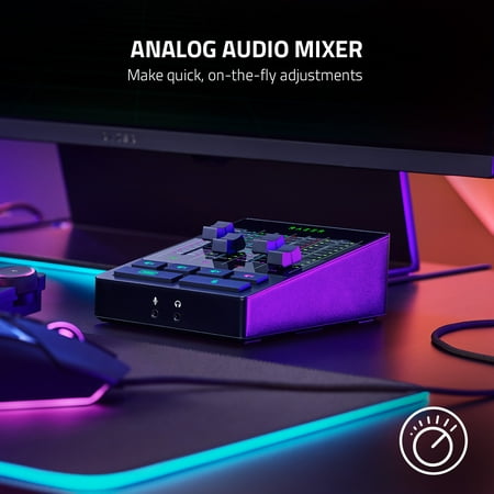 Razer - Audio Mixer for Broadcasting and Streaming - Black