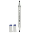thumbnail image 1 of Pluma de marcado de tatuaje profesional portátil de doble punta delineador de ojos labio tatuaje marcador de piel azul, 1 of 14