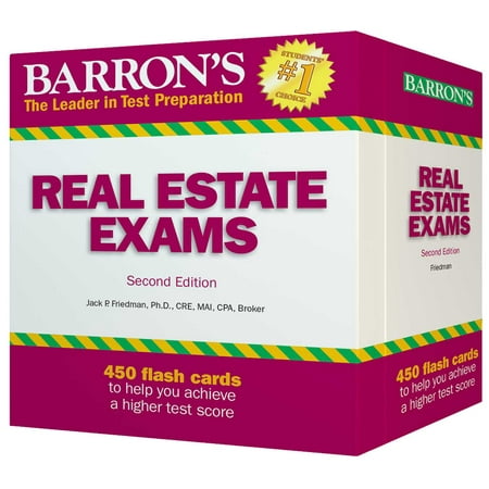 Barron's Real Estate Exam Flash Cards (Best Disc Profile For Real Estate)