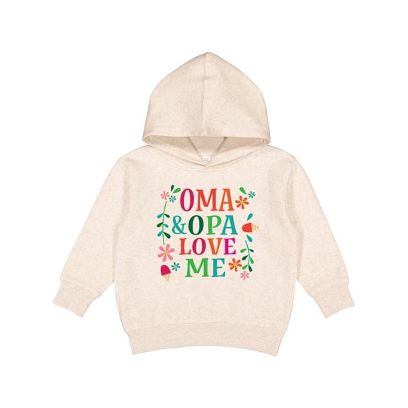 Inktastic Oma and Opa Love Me Toddler Hoodie