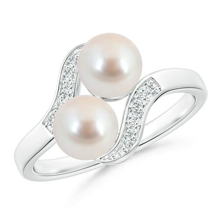 akoya pearl bypass birthstone 6mm