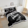 thumbnail image 4 of Erosebridal Ensembles de Couette de Football Américain Taille Grand, Literie de Joueur de Sport Ensemble de Couette Grand, Décor Imprimé Rugby (Las Vegas), Réversible, Ultra Doux, 3 Pcs, 4 of 7