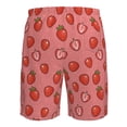 thumbnail image 6 of Naloa Red Strawberry Men's Beach Shorts, Surfing shorts, Swim trunks, Quick Dry Swim Trunks for Surfing Beach Fun - Medium, 6 of 9