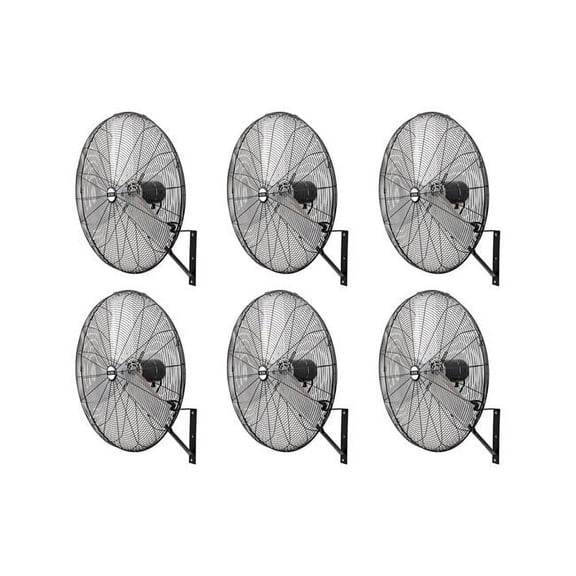 30 in. Oscillating Wall Mount Industrial Fan - Pallet of 6