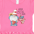 thumbnail image 3 of Inktastic God Bless the USA Gnome Girls Toddler Dress, 3 of 4