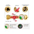 thumbnail image 3 of 1lb Propane Tank Adapter With On/off Valve And Gauge, 20lb To 1lb Propane Tank Adapter For 1lb/16.4, 3 of 5