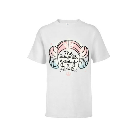 Star Wars Princess Leia The Future is Female - Short Sleeve T-Shirt for Kids -Customized