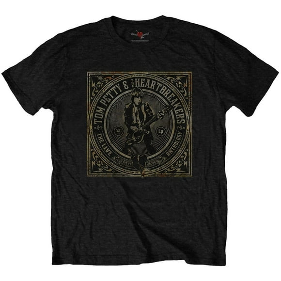 Tom Petty & The Heartbreakers Adult Live Anthology Cotton T-Shirt