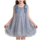 thumbnail image 1 of Vestido sin mangas con cuello redondo hasta la rodilla Vestido de malla con lazo y lentejuelas para niña Vestido camisola brillante para bebé Vestido sin mangas con cuello redondo hasta la rodilla Ves, 1 of 4