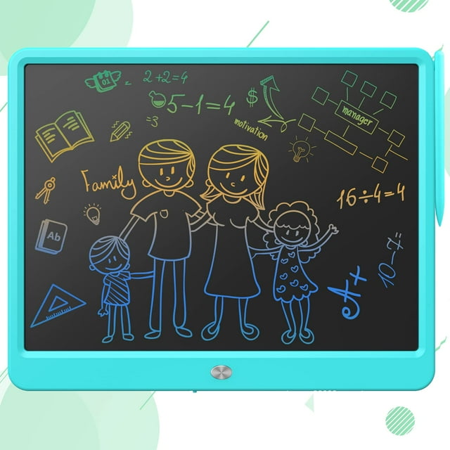 Tableta de escritura LCD de 15 pulgadas Ideas de regalos para niños y niñas adolescentes, Regalos de Navidad para niños, Tablero de dibujo Juguetes educativos para niños de 6 4 5 3 años WD.WDQZL Hogar