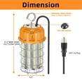 thumbnail image 2 of Chiuer 60W LED Work Lights 8700LM 5000K 100-277V Job Site Lighting Fixture, 2 of 5