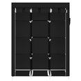 thumbnail image 6 of UWR-Nite 50-Inch Portable Closet Wardrobe, Closet Storage Organizer with Shelves and Cover for Hanging Clothes, Non-Woven Fabric, Quick and Easy Assembly, 6 of 7