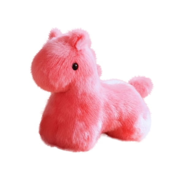 2026 New Stuffed Horse Toys, New Year Gift Cute Horse Plush Toys, Huggable Plushies Pillow Sleeping Dolls, Soothing Toys, Birthday Gifts, Valentine's Day Gifts, Huggable Day Gifts (Horse, Red)