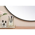thumbnail image 6 of Metal frame round mirror with decorative hook 45 inch in Blue, 6 of 7