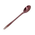 thumbnail image 4 of Portable Fork, Spoon, Spork with Teeth - Multifunctional Flatware for Home - Purple 3-in-1 Kitchen Tableware, 4 of 8