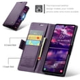 thumbnail image 3 of CaseMe Leather For Samsung Galaxy A05S Wallet Case with RFID Blocking, For Samsung Galaxy A05S Case Wallet for Women Men Card Holder Magnetic Clasp Kickstand Folio Case for Samsung Galaxy A05S,Purple, 3 of 11