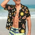 thumbnail image 6 of Mens Casual Hawaiian Shirts Short Sleeve Button Down Beach Shirts Shirts, 6 of 8