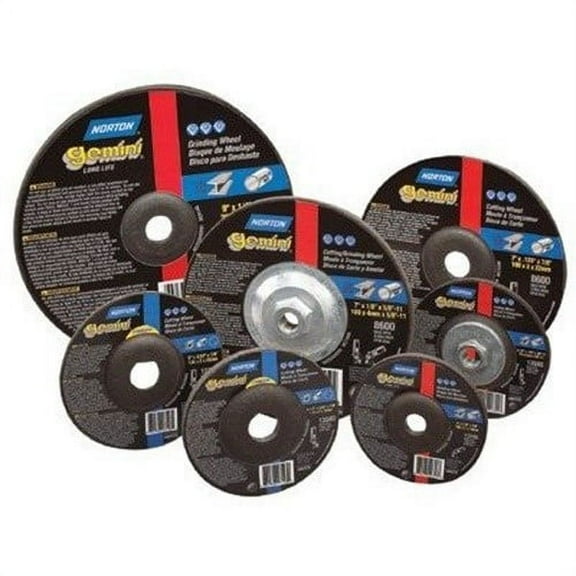 Norton 66252940148 7X1/4X5/8-11 GEN PURP DISC TYPE 27