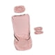 thumbnail image 1 of Fundas elásticas de poliéster para sillas de oficina, universales, con reposacabezas Rosa, 1 of 9