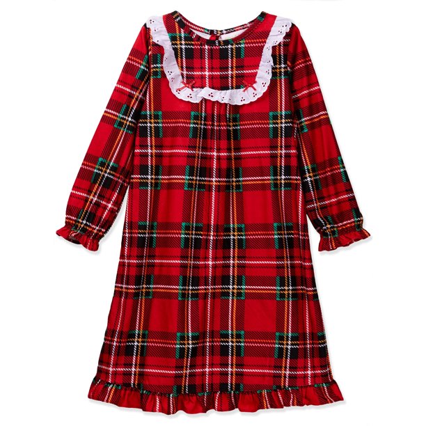 Komar Kids Komar Kids Toddler Girls Christmas Holiday Nightgown Pajamas K Walmart Com Walmart Com