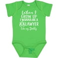 thumbnail image 3 of Inktastic Future Lawyer Like Daddy Boys or Girls Baby Bodysuit, 3 of 5