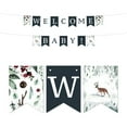 thumbnail image 1 of Koyal Wholesale Winter Woodland Forest Watercolor Baby Shower, Hanging Pennant Banner with String, Welcome Baby!, 1- Pk, 1 of 4