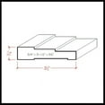 thumbnail image 7 of EWCA35 Contemporary 3-1/2" wide x 3/4" Stepped Casing. Unfinished Trim, 7 of 7