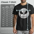 thumbnail image 5 of Men's The Nightmare Before Christmas Jack Skellington Face Graphic Tee Black X Large, 5 of 10