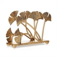thumbnail image 1 of Servilleteros de Metal Hojas de Ginkgo Servilletero de Cóctel Decoración de Mesa de Boda Servilleta de Papel Vintage, 1 of 7