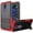 Black +Red, variant on GSA Snap-On Hybrid Case w/Kickstand for LG K40, Harmony 3, Solo - Black/Red